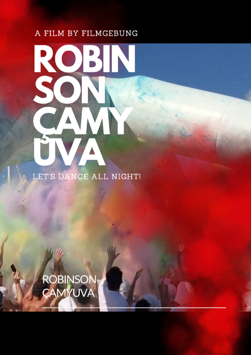 Holi Festival Farbenwurf beim Robinson Club Event.