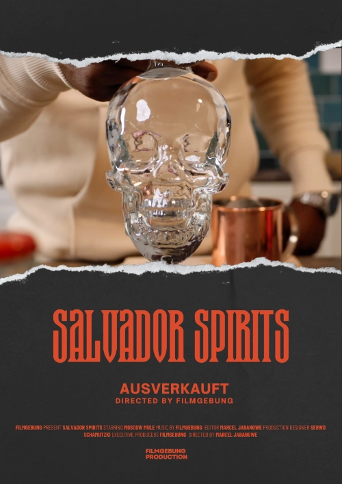 Salvador Spirits Logo mit Totenkopf-Flasche.